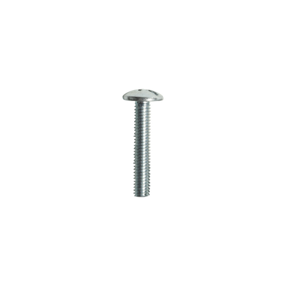 Handle Screws, Raised Head Phillips, Slotted Combination Drive, M4 x 25mm, Box of 100 in Zinc Plated