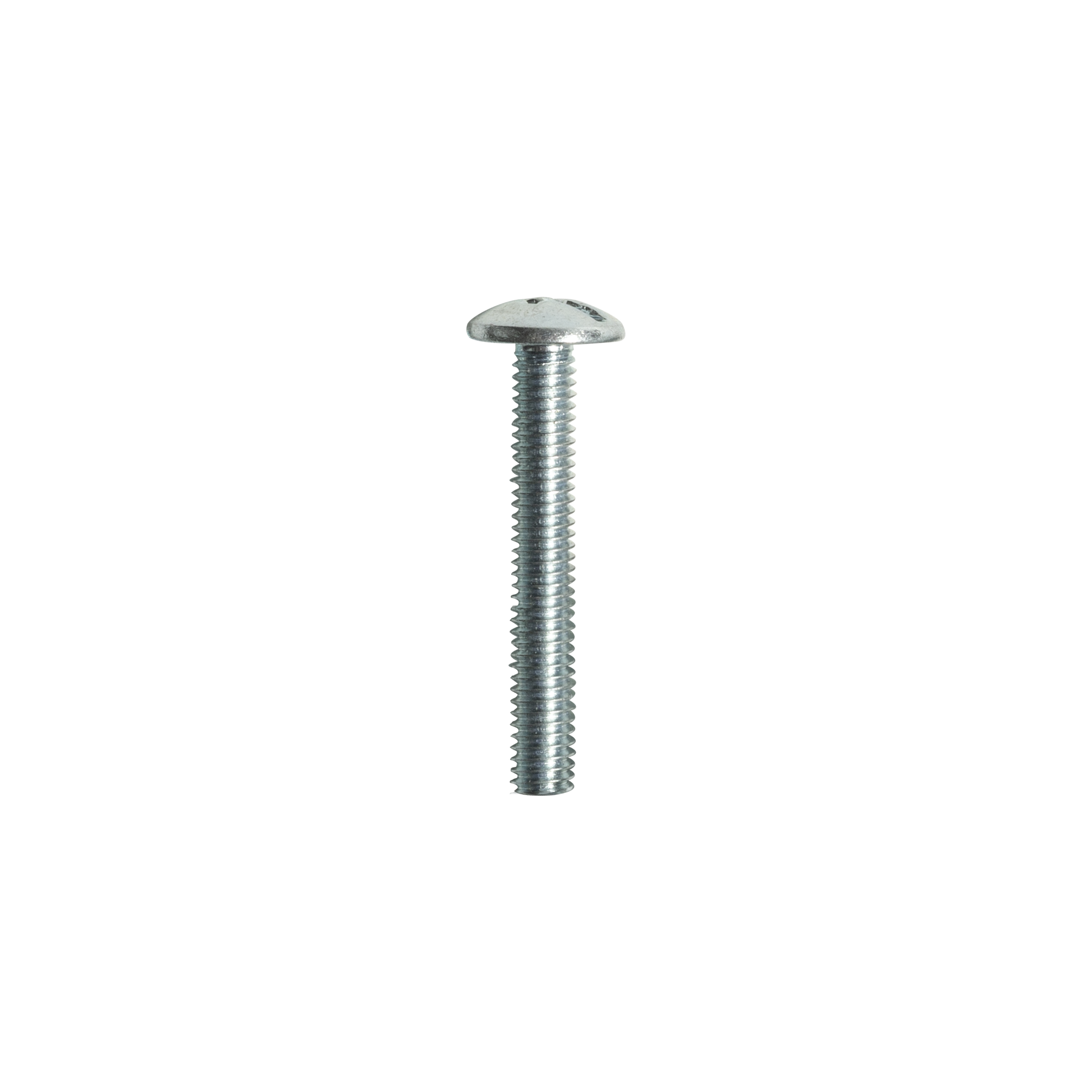 Handle Screws, Raised Head Phillips, Slotted Combination Drive, M4 x 28mm, Box of 100 in Zinc Plated