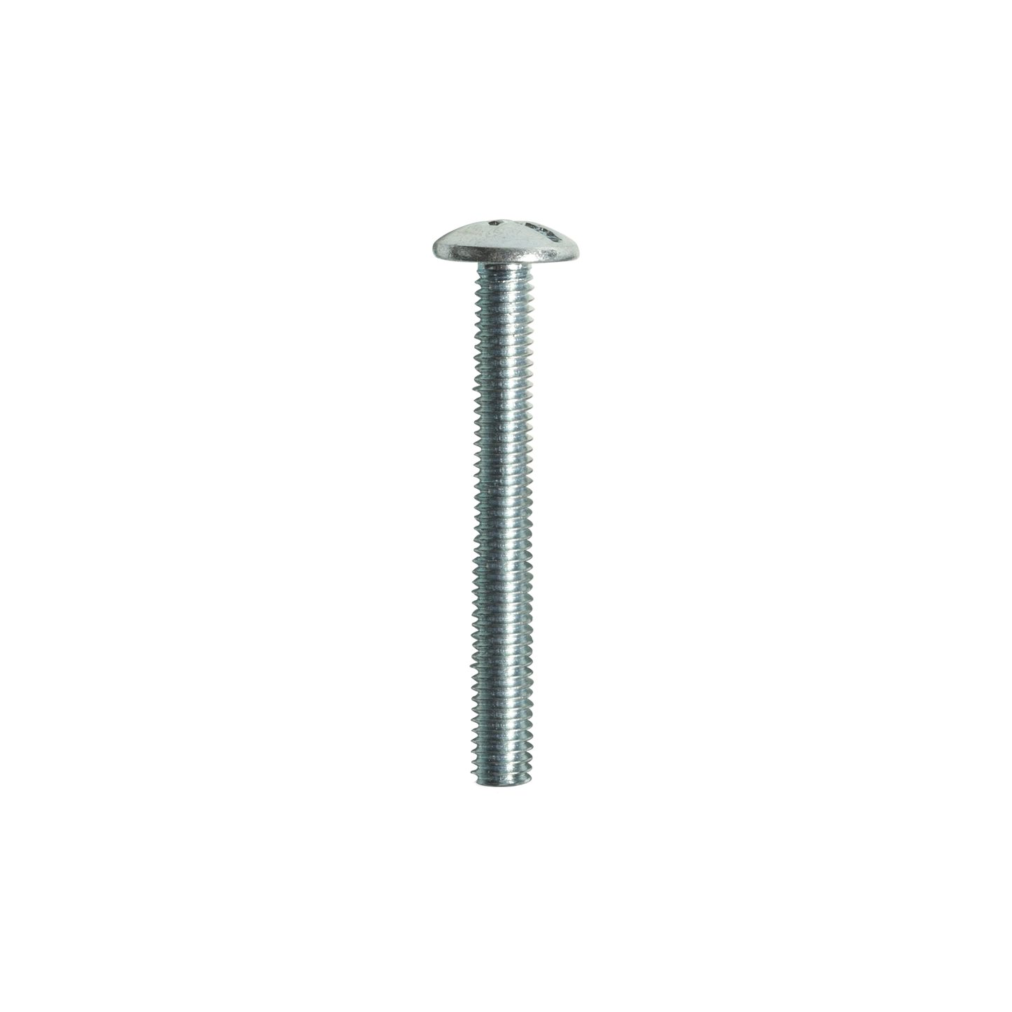 Handle Screws, Raised Head Phillips, Slotted Combination Drive, M4 x 35mm, Box of 100 in Zinc Plated