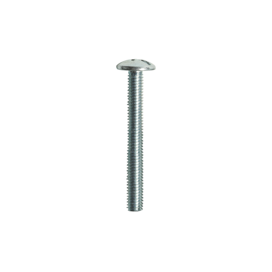 Handle Screws, Raised Head Phillips, Slotted Combination Drive, M4 x 35mm, Box of 100 in Zinc Plated