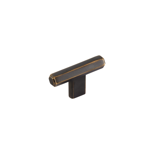 Momo Hendrix T Knob 60mm in Antique Brass
