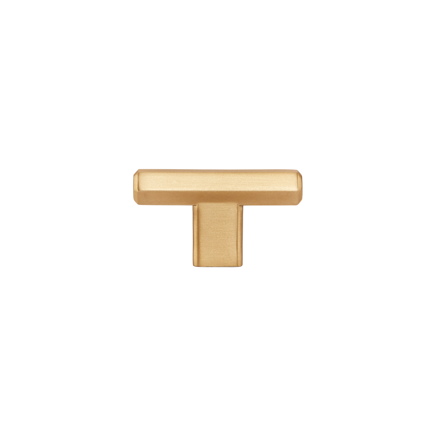 Momo Hendrix T Knob 60mm in Brushed Satin Brass (1)