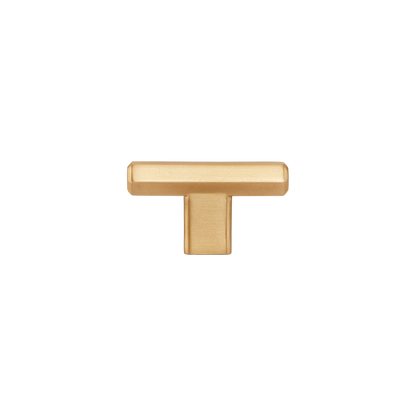 Momo Hendrix T Knob 60mm in Brushed Satin Brass (1)