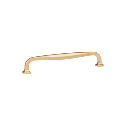 Momo Jago D Handle 160mm In Satin Brass