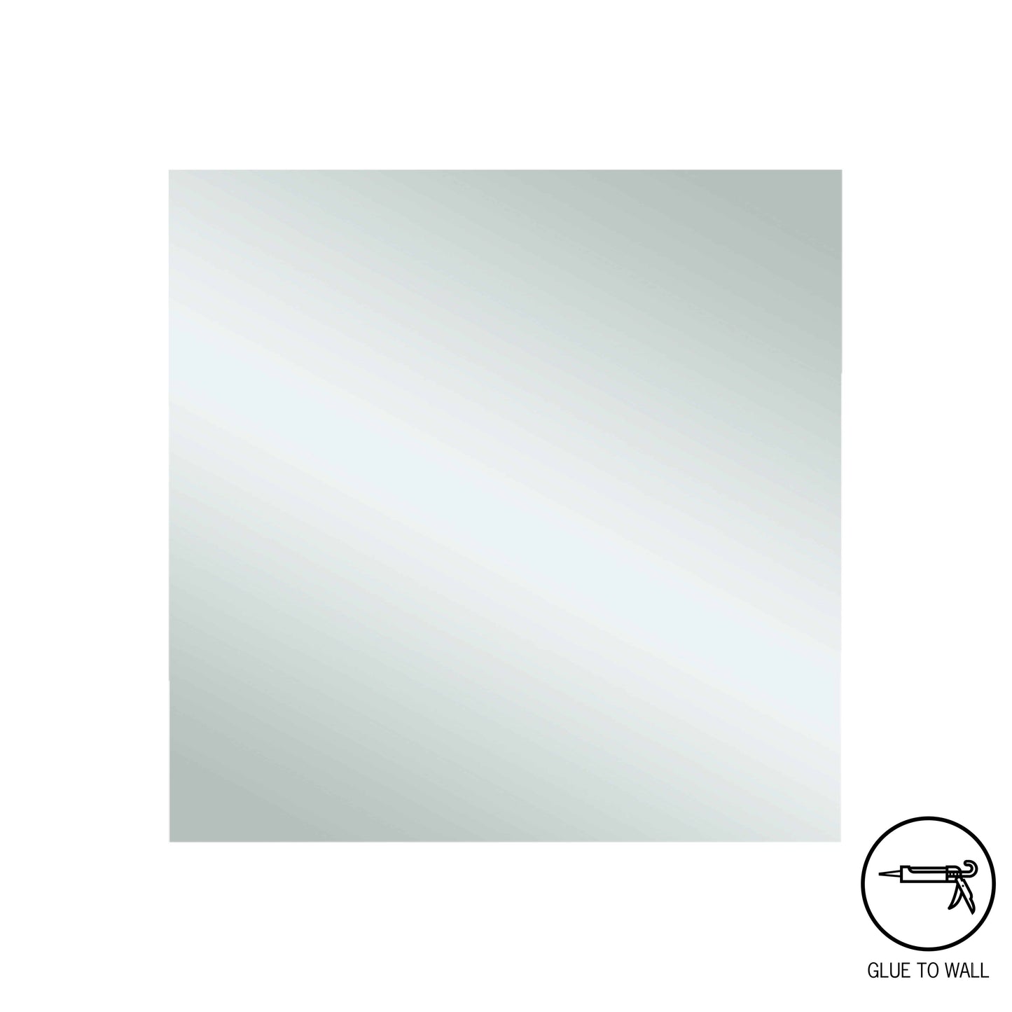 Jackson Square Polished Edge Mirror Glue-to-Wall