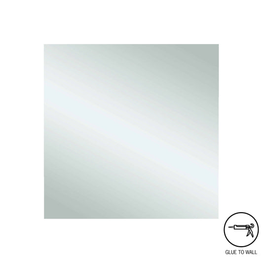 Jackson Square Polished Edge Mirror Glue-to-Wall