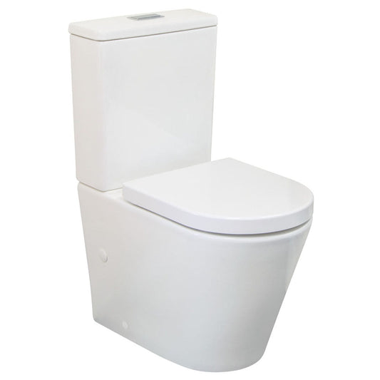 Fienza Isabella Back-to-Wall Toilet Suite, S-Trap 90-160