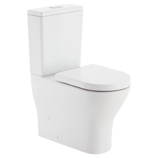Fienza Tono Tornado Flush Back-to-Wall Toilet Suite, S-Trap 160-230
