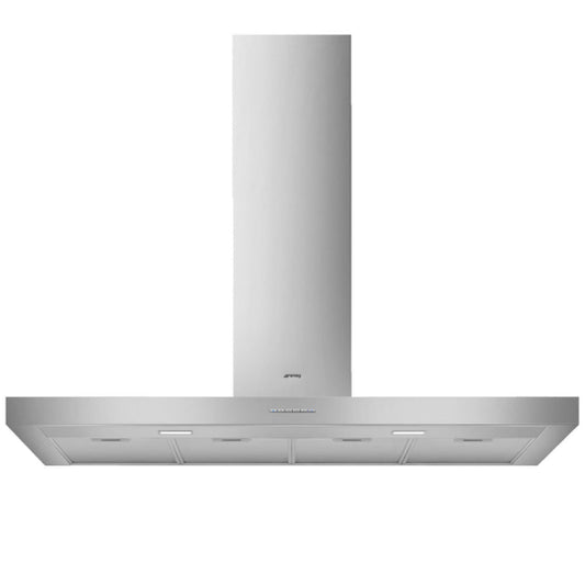 Smeg Wall Mount T-Shape Canopy Rangehood Stainless Steel 120cm