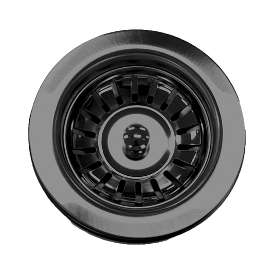 Sink Basket Waste in Gunmetal Black