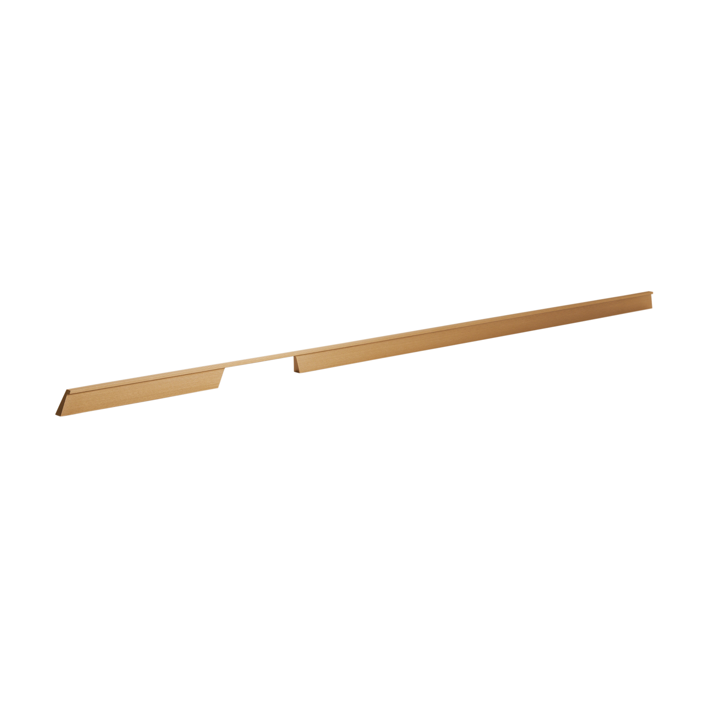 Momo Rail D Handle Left  1120mm in Brushed Dark Brass (1)