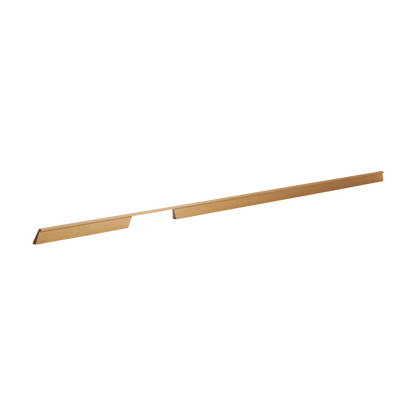 Momo Rail D Handle Left  1120mm in Brushed Dark Brass (1)