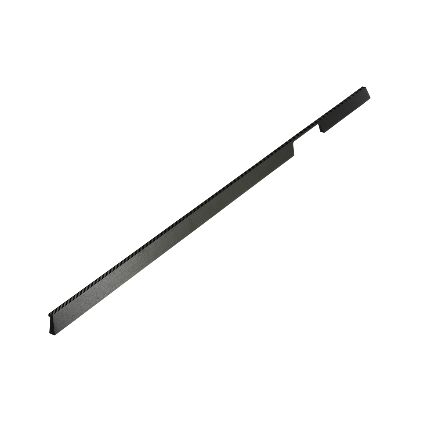 Momo Rail D Handle Left  1120mm in Brushed Black