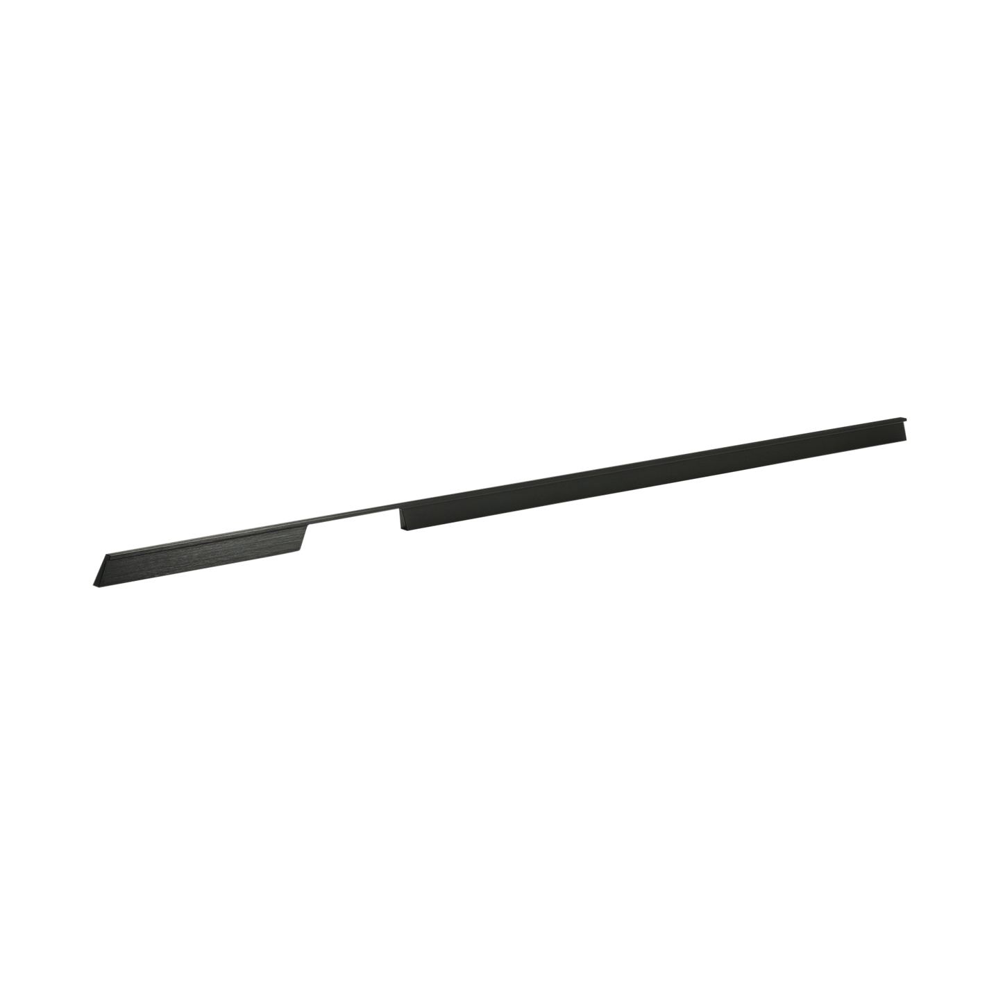 Momo Rail D Handle Left  1120mm in Brushed Black (1)