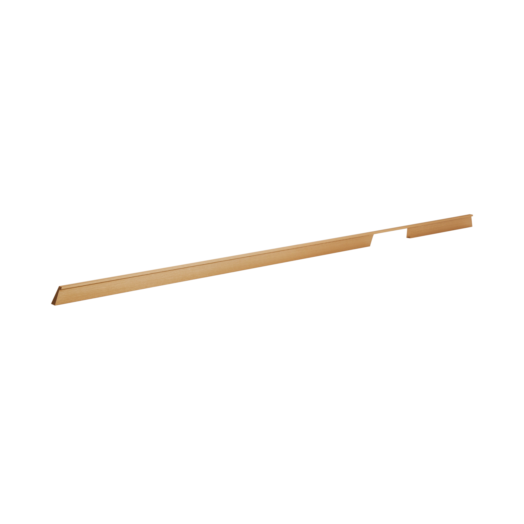 Momo Rail D Handle Right 1120mm in Brushed Dark Brass (1)