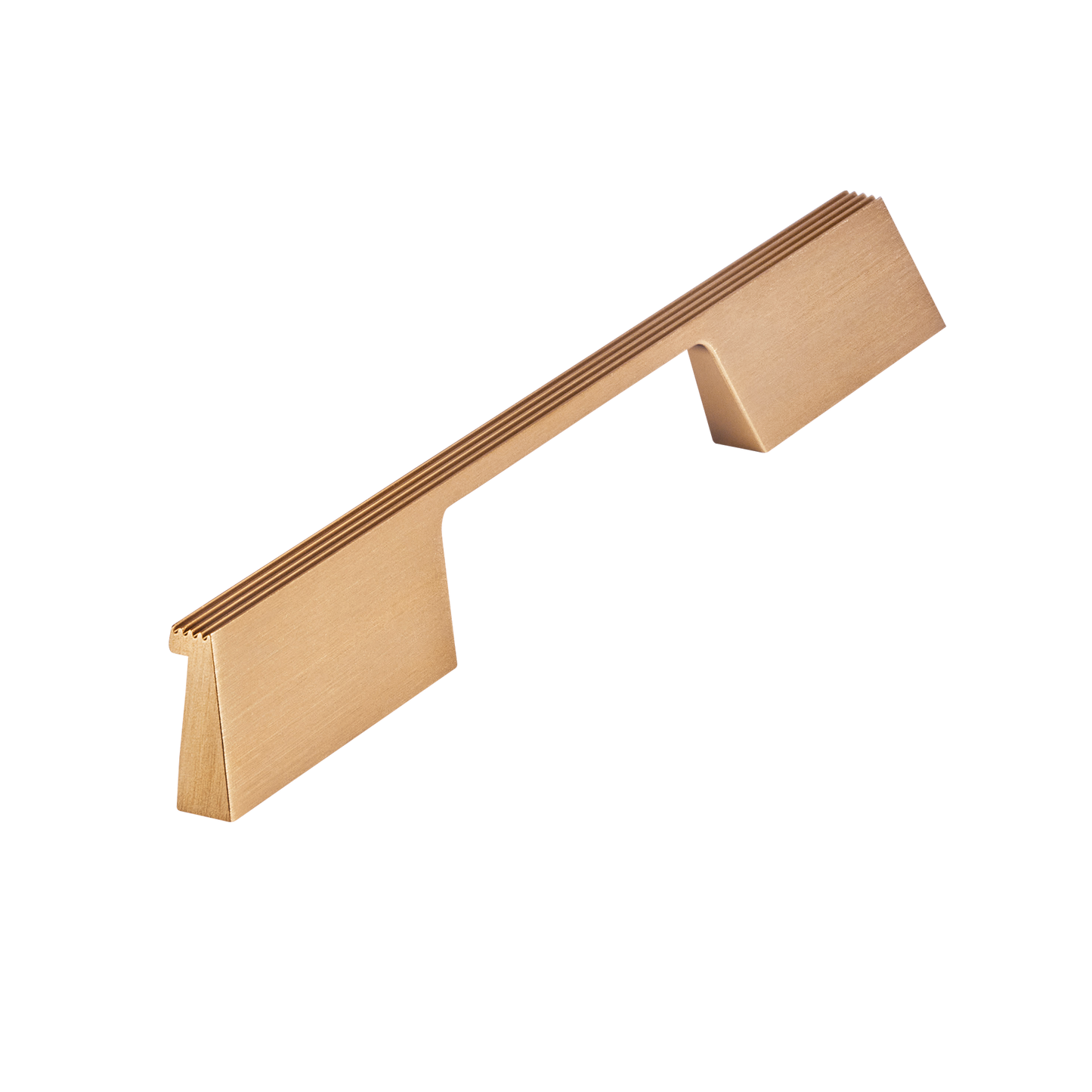 Momo Rail D Handle 192mm in Brushed Dark Brass