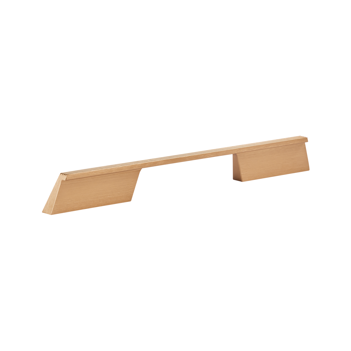 Momo Rail D Handle 192mm in Brushed Dark Brass (1)