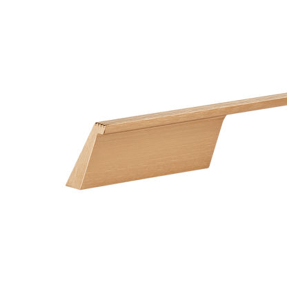 Momo Rail D Handle 192mm in Brushed Dark Brass (2)