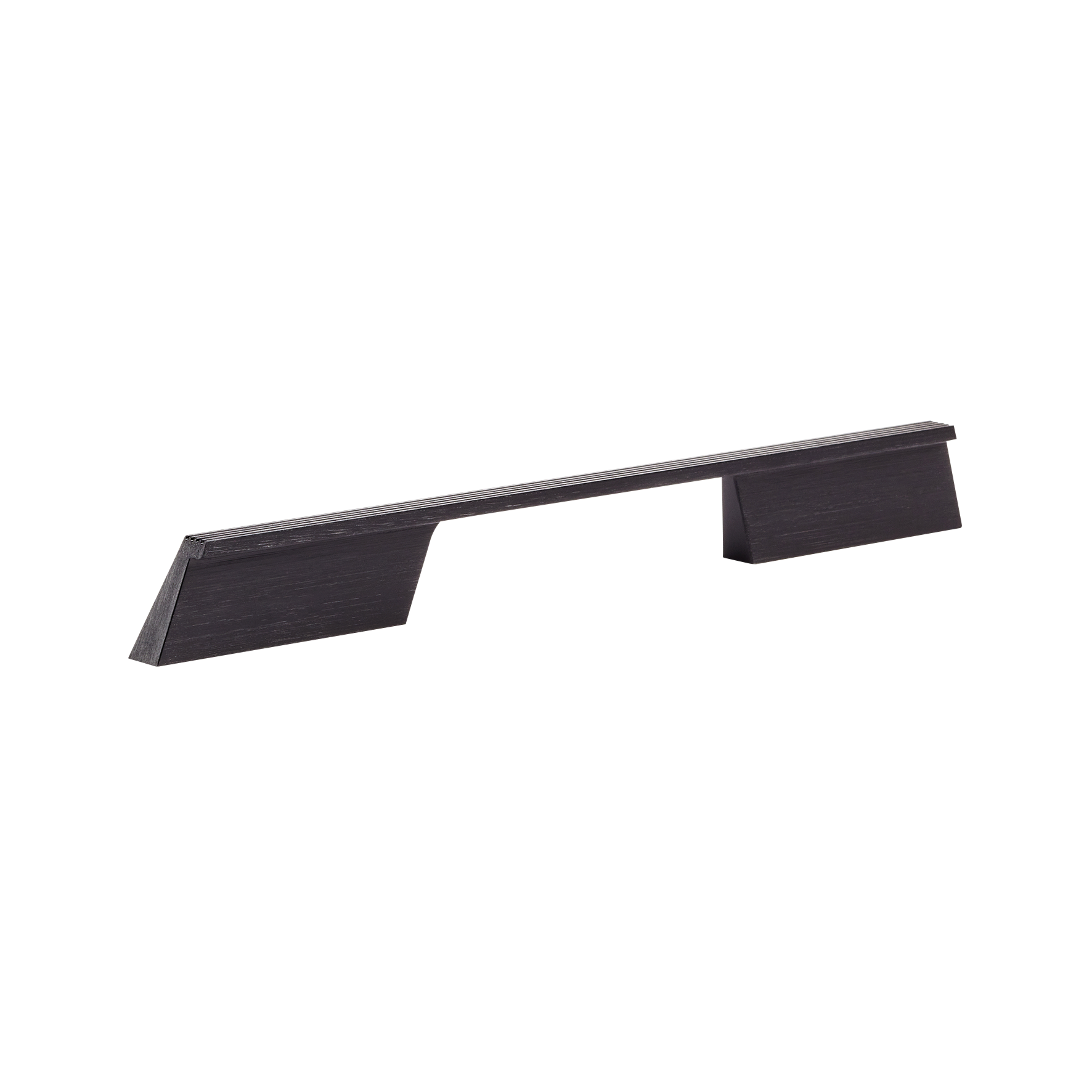 Momo Rail D Handle 192mm In Brushed Black (1)