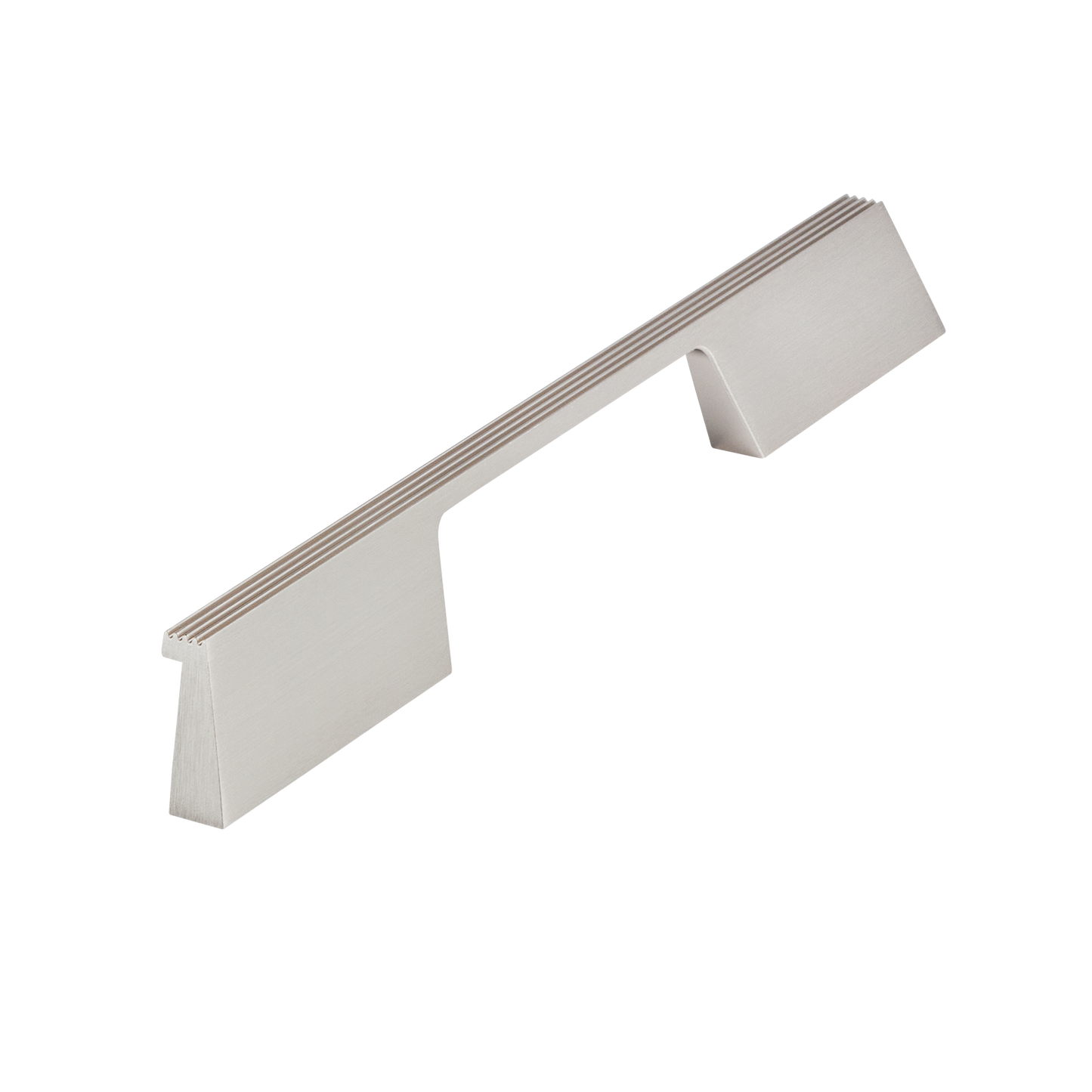 Momo Rail D Handle 192mm in Stainless Steel Look