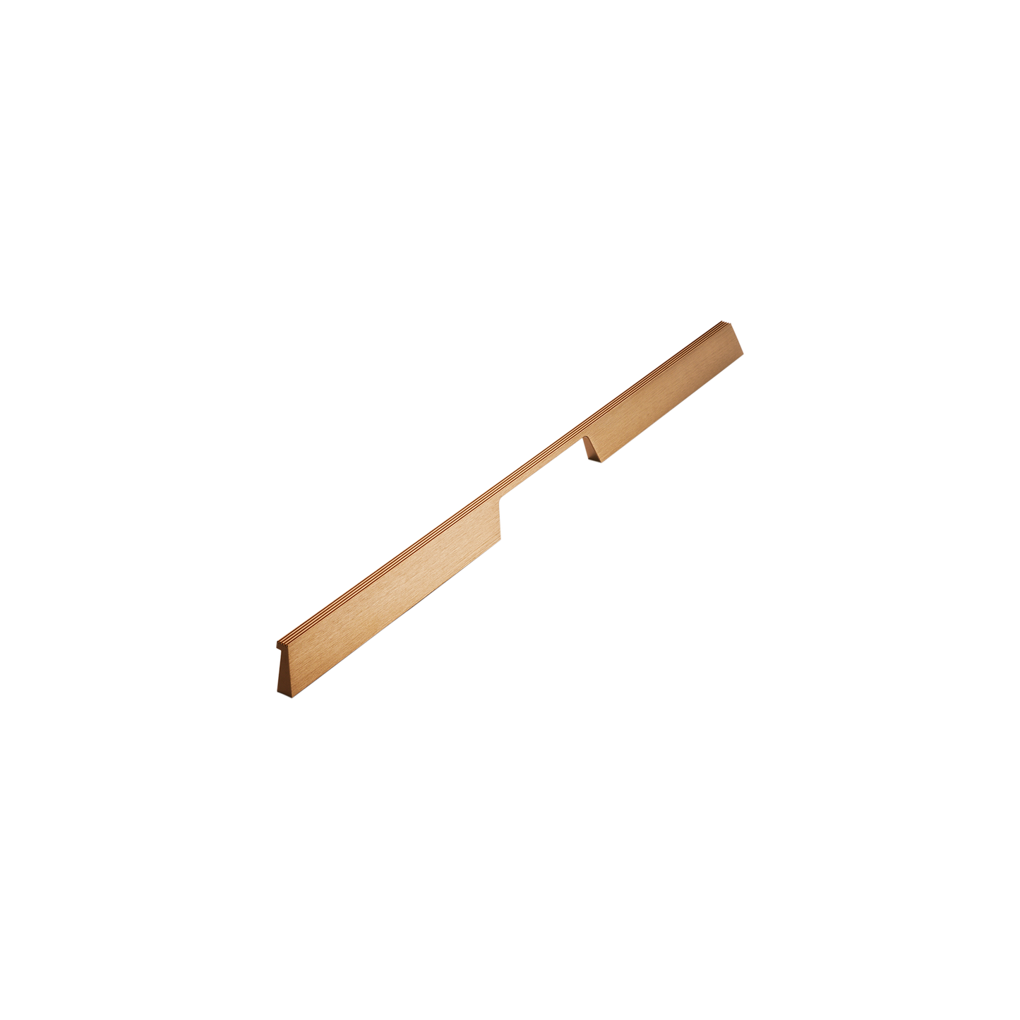 Momo Rail D Handle 576mm In Brushed Dark Brass
