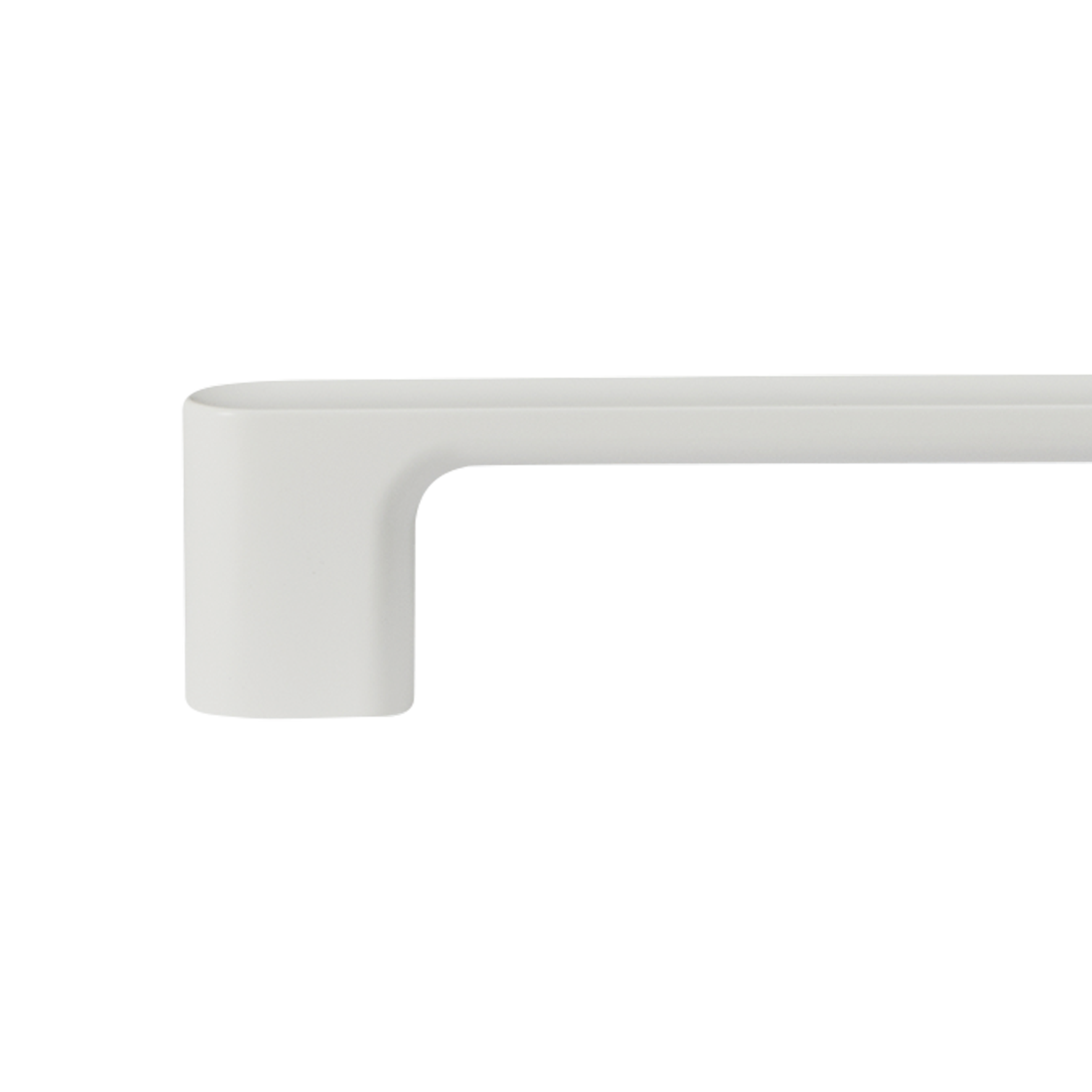 Momo Luv D Handle 192mm in Matt White (2)