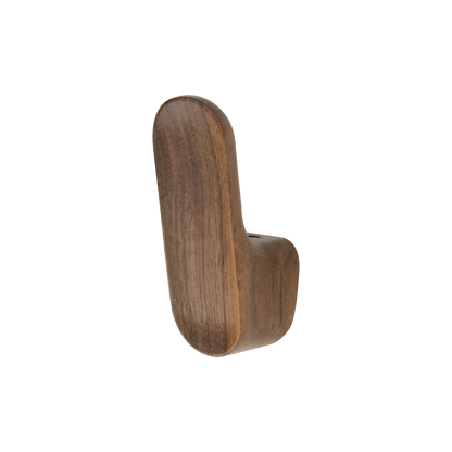 Momo Luv Wood Wall Hook 50mm in Walnut