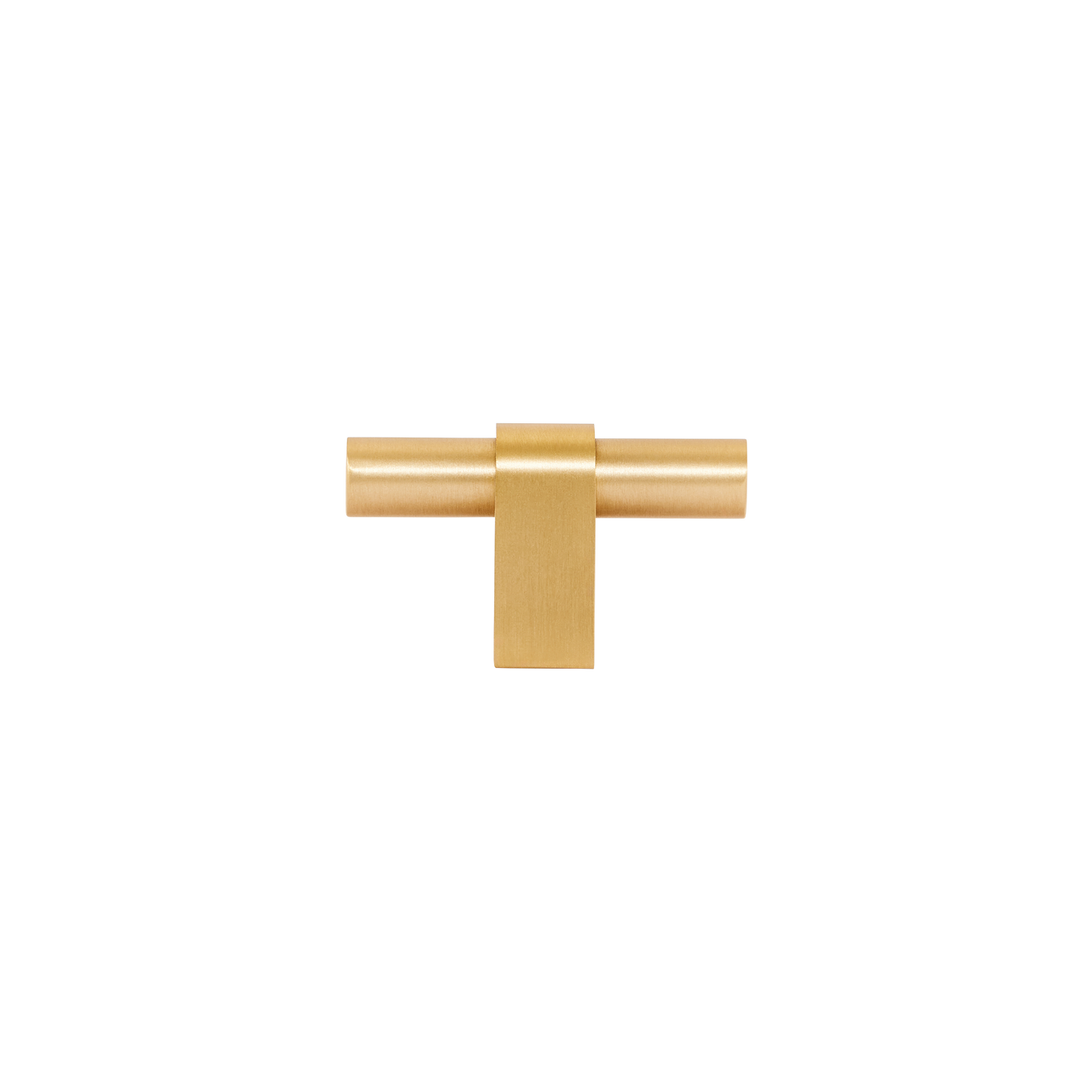 Momo Loreto T Knob 60mm in Brushed Matt Brass (1)