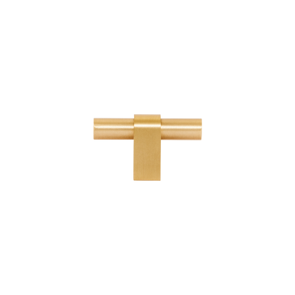 Momo Loreto T Knob 60mm in Brushed Matt Brass (1)