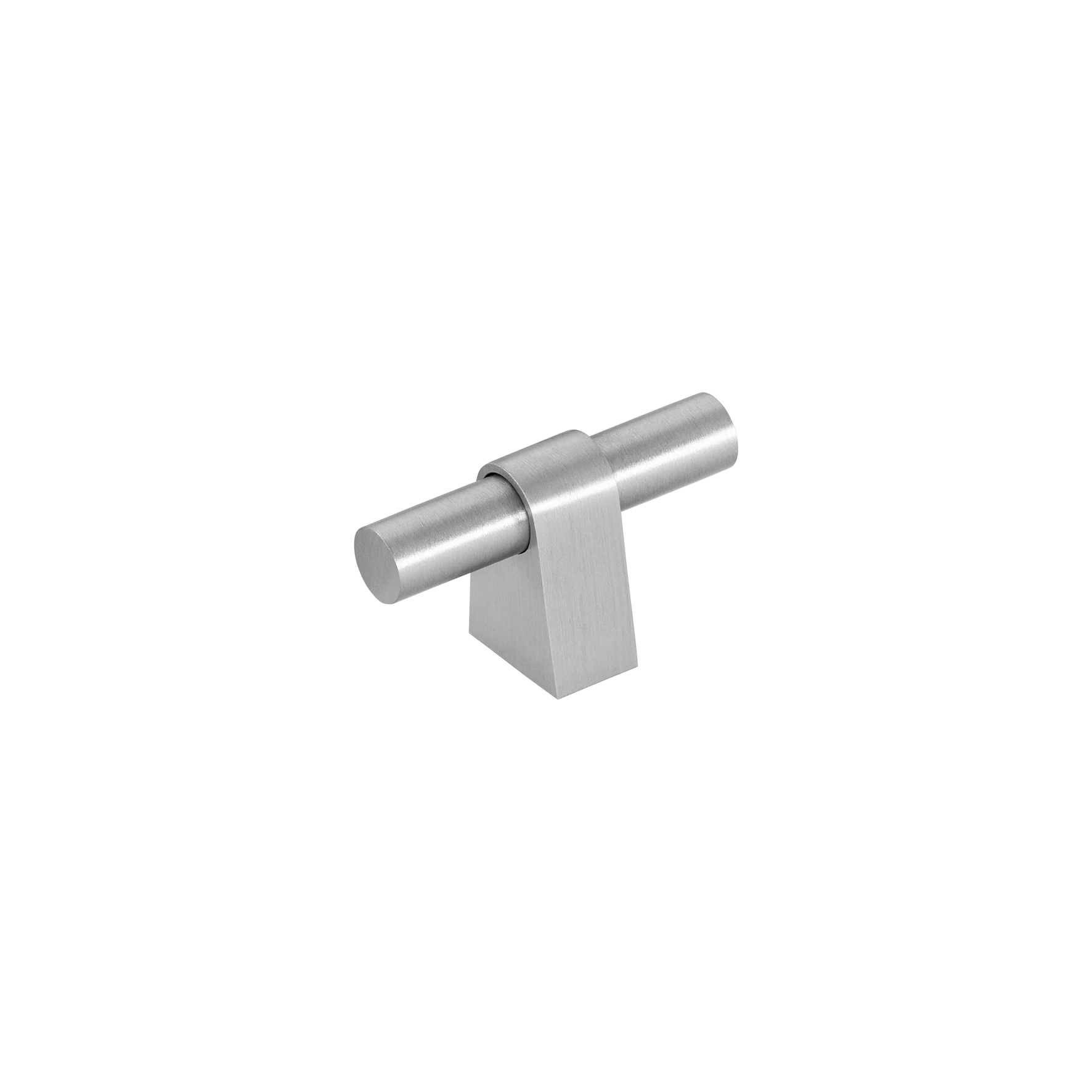 Momo Loreto T Knob 60mm in Brushed Nickel