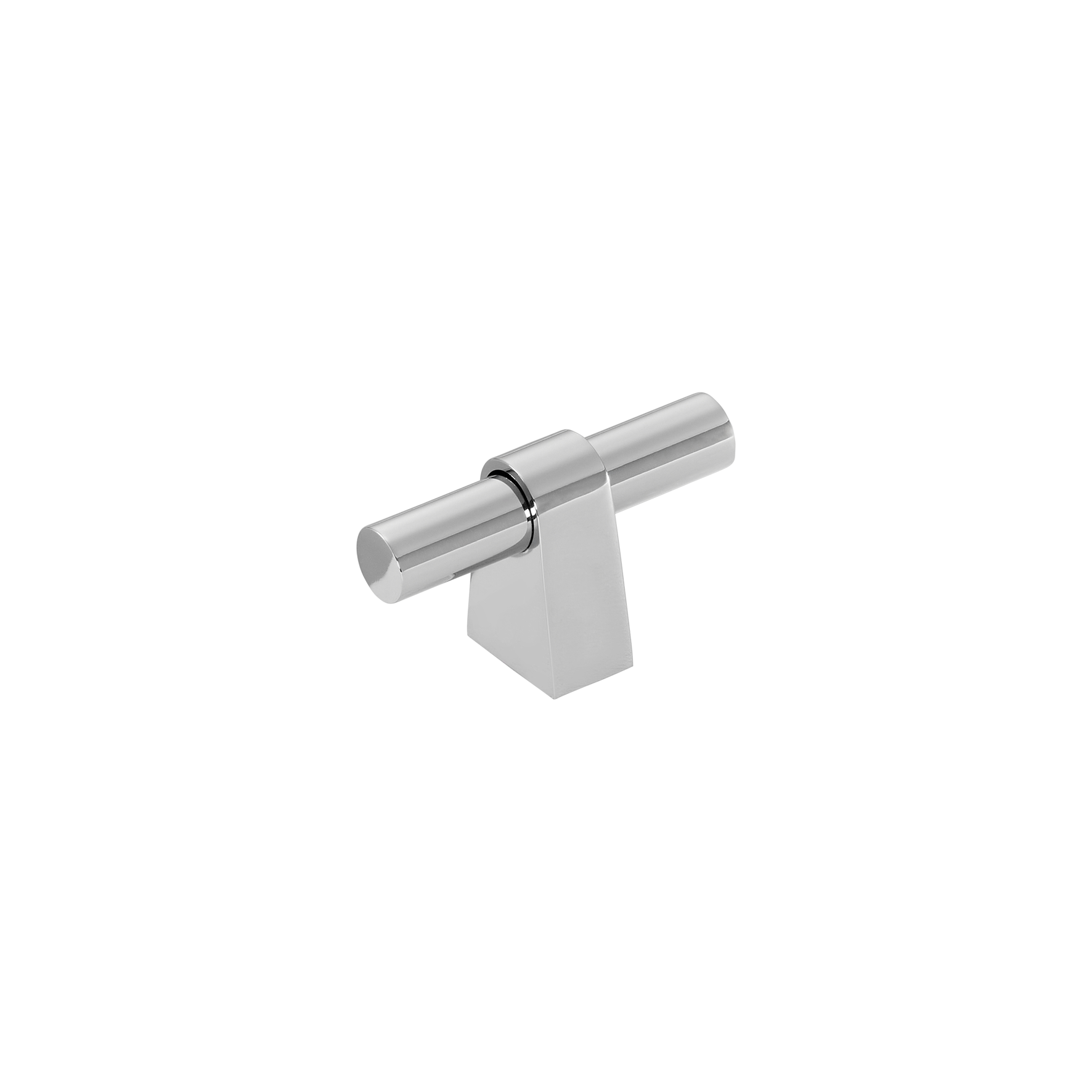 Momo Loreto T Knob 60mm in Polished Nickel