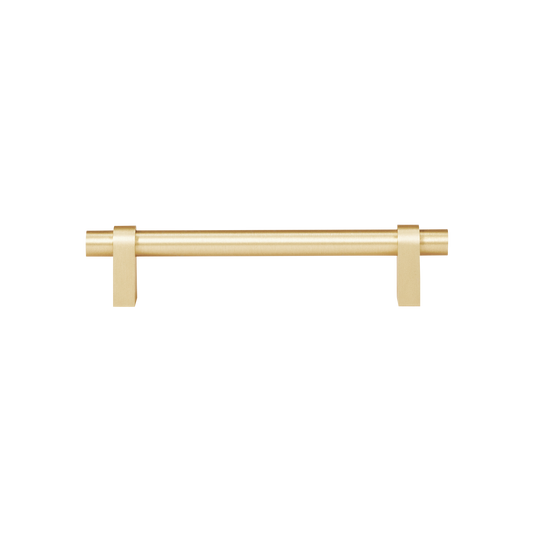 Momo Loreto Bar Pull 128mm in Brushed Matt Brass