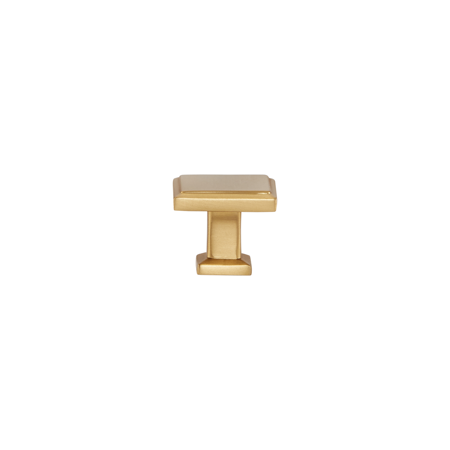 Momo Lucca Square Knob 30mm in Brushed Satin Brass (1)