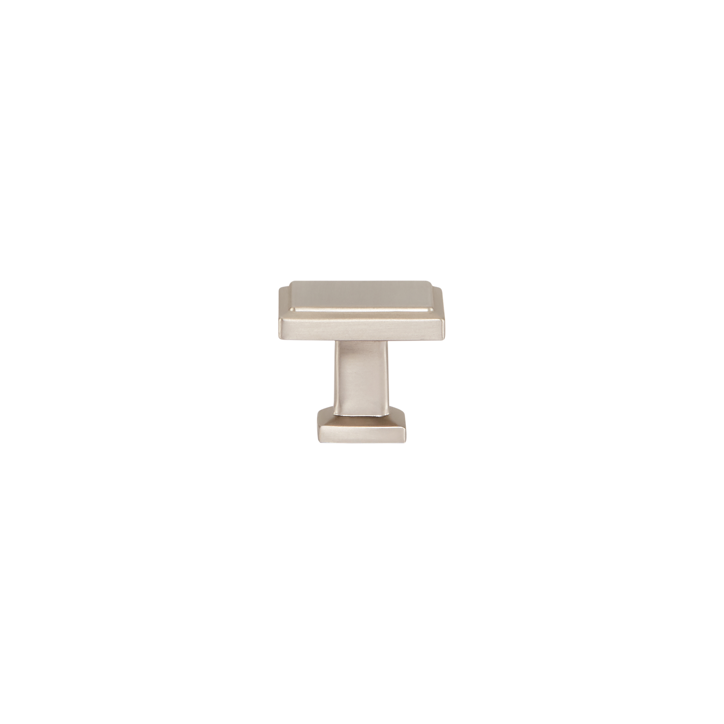 Momo Lucca Square Knob 30mm in Dull Brushed Nickel (1)