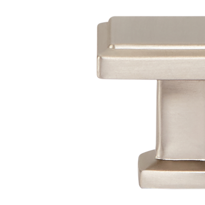 Momo Lucca Square Knob 30mm in Dull Brushed Nickel (2)