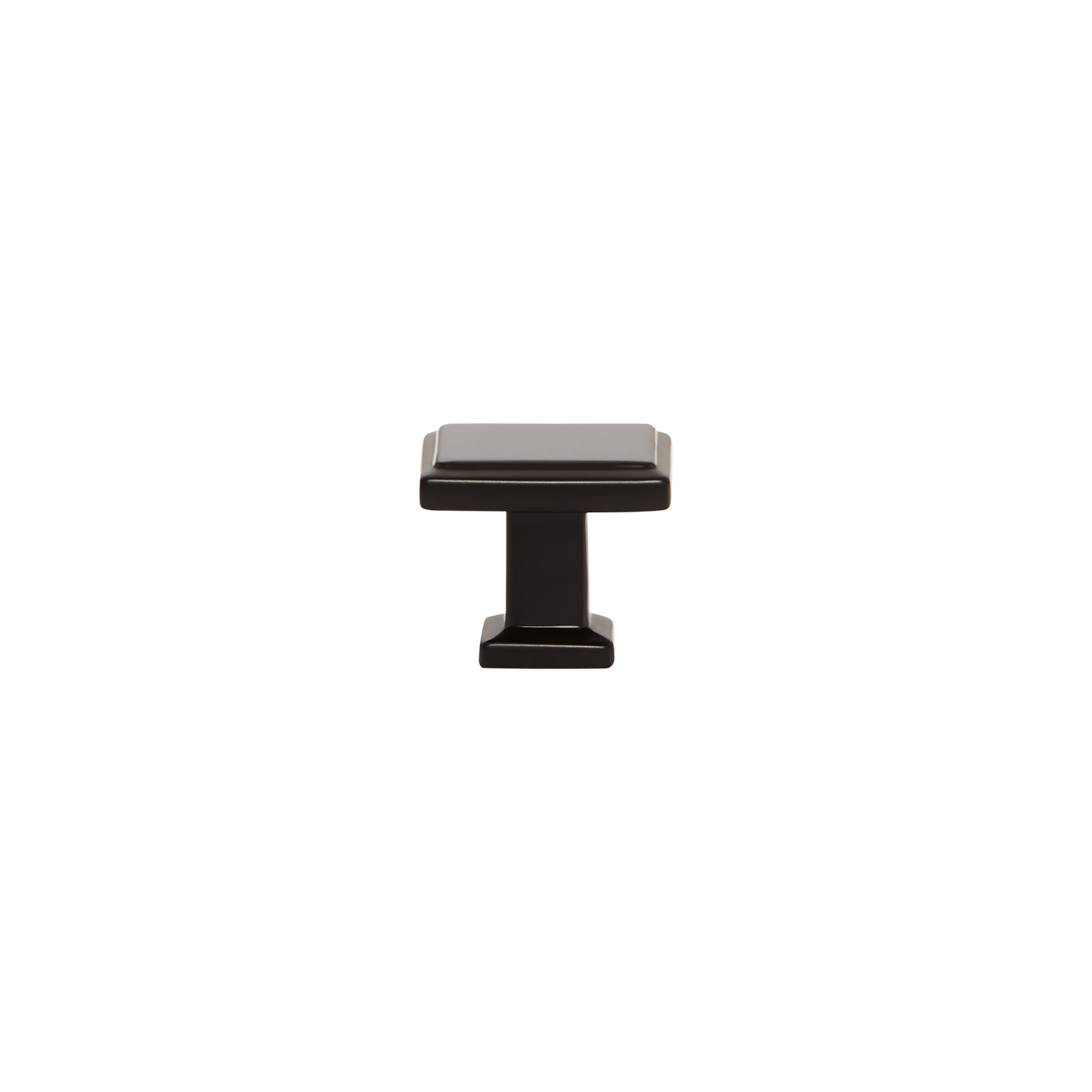 Momo Lucca Square Knob 30mm in Matt Black (1)
