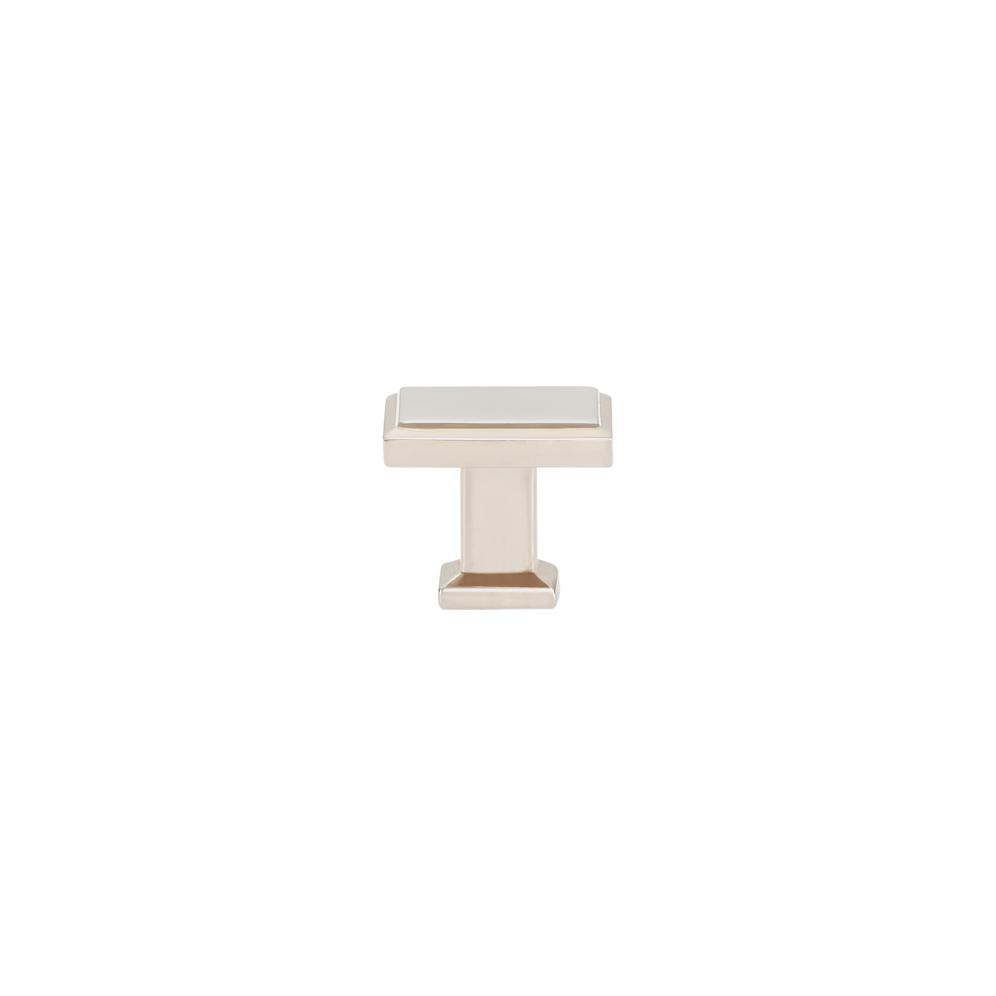 Momo Lucca Square Knob 30mm in Polished Nickel (1)