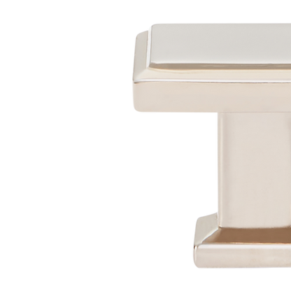 Momo Lucca Square Knob 30mm in Polished Nickel (2)