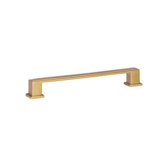 Momo Lucca D Handle 160mm in Brushed Satin Brass