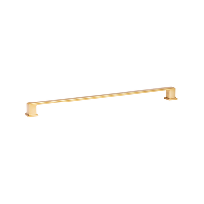 Momo Lucca D Handle 320mm in Brushed Satin Brass