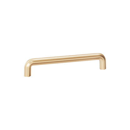 Momo Lumi D Handle 160mm In Satin Brass