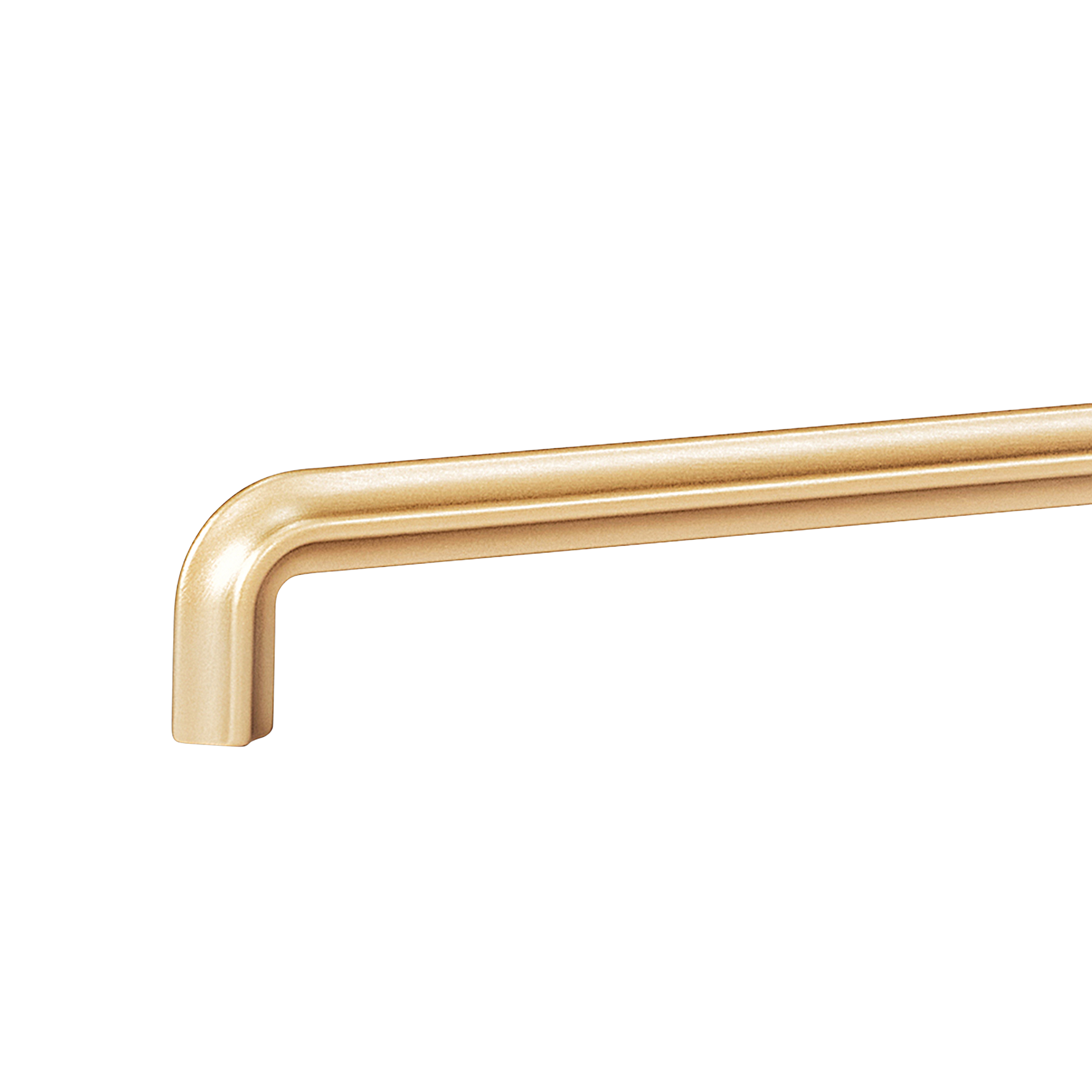 Momo Lumi D Handle 160mm in Satin Brass (2)