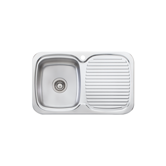 Lakeland Single Bowl Sink With Drainer