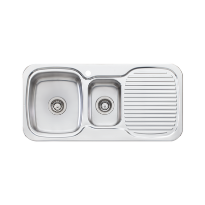 Lakeland 1 & 1/2 Bowl Sink With Drainer