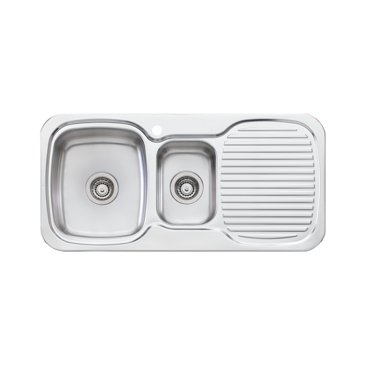 Lakeland 1 & 1/2 Bowl Sink With Drainer