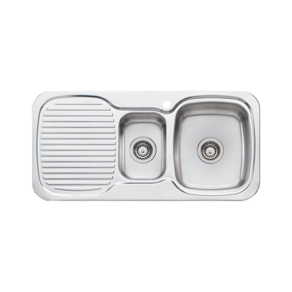Lakeland 1 & 1/2 Bowl Sink With Drainer