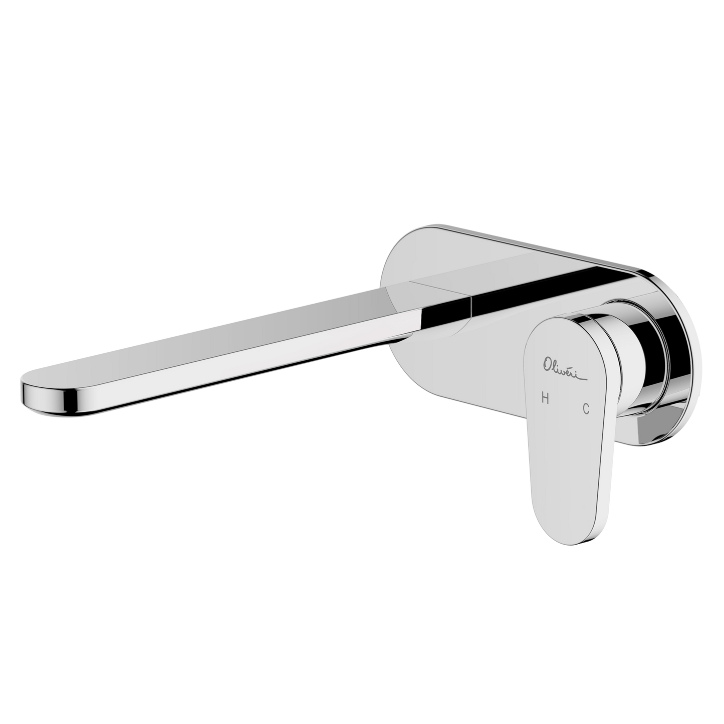 London Chrome Wall Mixer Set - Trim Kit Only
