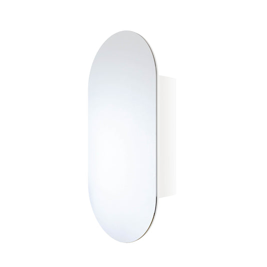 Lincoln Pill White Mirror Cabinet - 500x