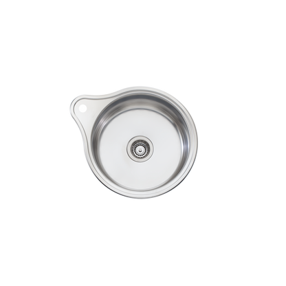 Solitaire Round Bowl Sink With Tap Landing