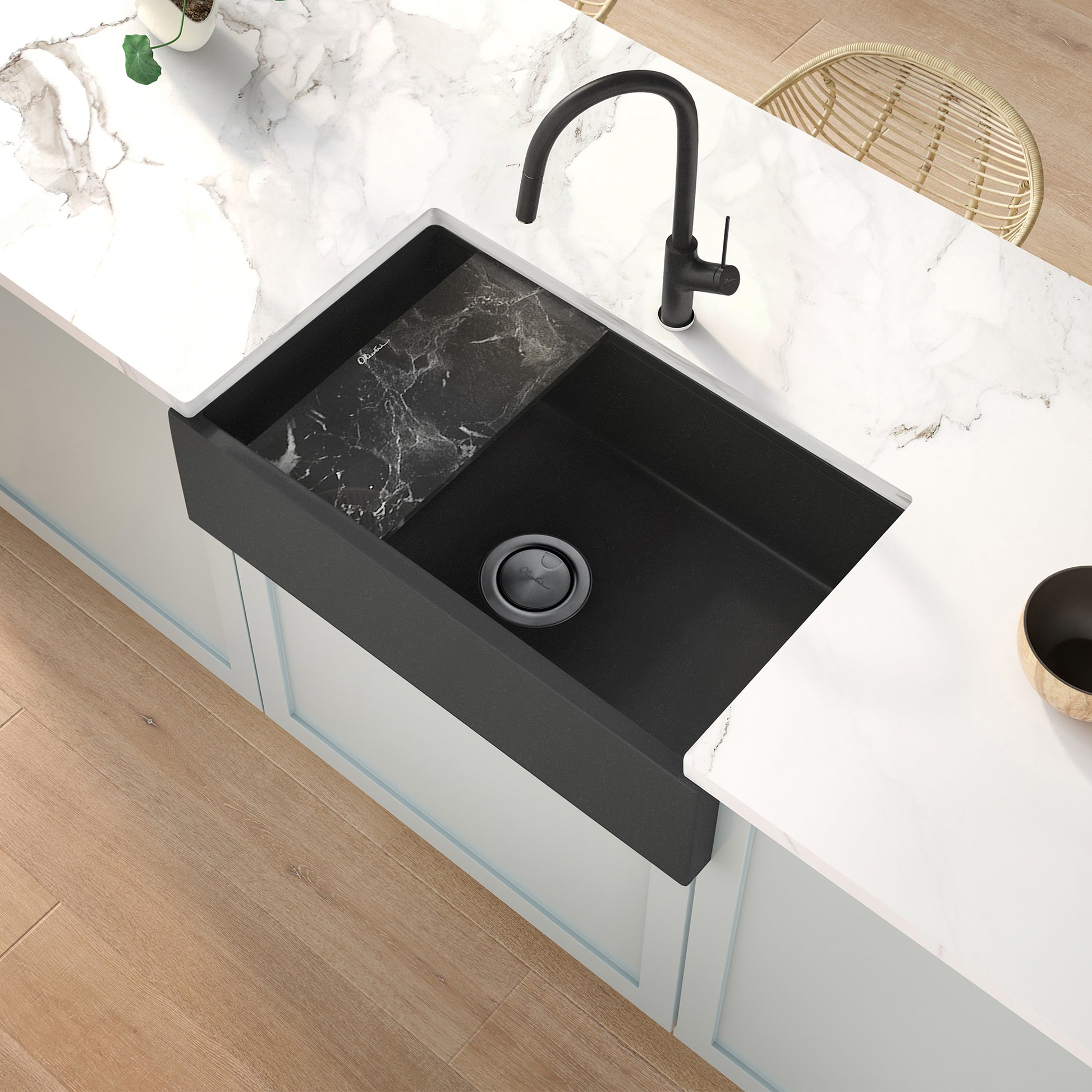 Santorini Farmhouse Undermount Sink